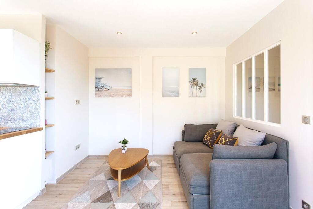 니스 L36 Sea View Terrace 10Min Walking To Sea/Parking & Ac 아파트 외부 사진
