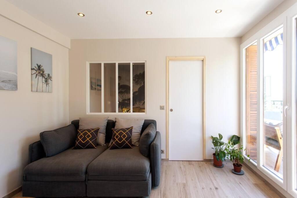 니스 L36 Sea View Terrace 10Min Walking To Sea/Parking & Ac 아파트 외부 사진