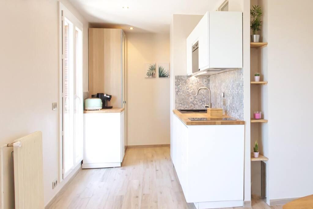 니스 L36 Sea View Terrace 10Min Walking To Sea/Parking & Ac 아파트 외부 사진