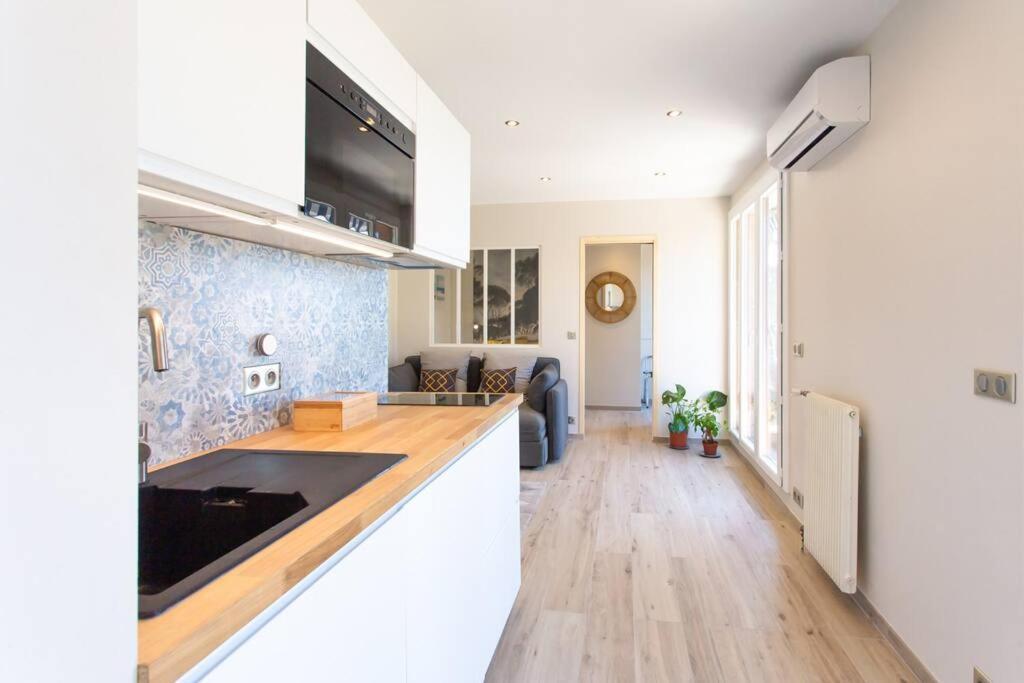 니스 L36 Sea View Terrace 10Min Walking To Sea/Parking & Ac 아파트 외부 사진